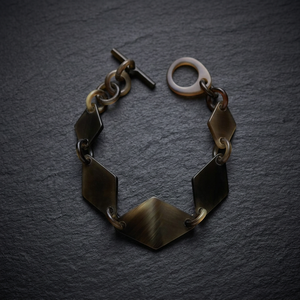 Pulsera de Cadena de Cuerno de Búfalo Ecológica Vintage para Niños de Alta Calidad en Oferta, Longitud 23-25 cm - Product Image 3