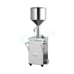 High quality manual vertical pneumatic paste cream filling machine honey chili sauce tomato sauce salad filling equipment