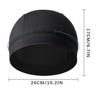 Casquette Docker en maille respirante, personnalisable avec logo, élastique, anti-transpiration, multicolore, doublure de casque de sport, couvre-chef, vente en gros