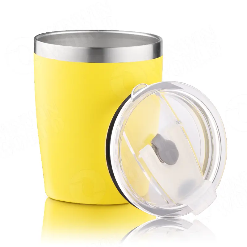 BPA 무료 Tik Tok 특수 손 크기 사용자 정의 광장 바닥 휴대용 이동 커피 컵 자석 뚜껑