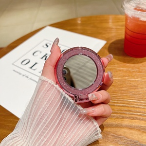 Soporte Plegable de Plástico con Purpurina para Teléfono Móvil, Espejo Pequeño Portátil, Accesorio Cosmético, Soporte de Escritorio para Ver Series - Product Image 5