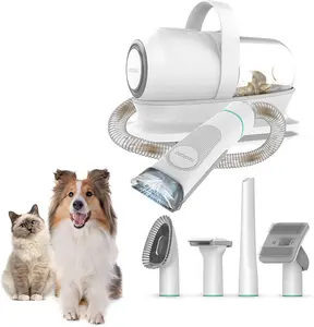 पालतू कुत्ता सौंदर्य किट वैक्यूम सक्शन कतरनी trimmer बिल्ली ब्रश बहा उपकरण सेट या जानवरों