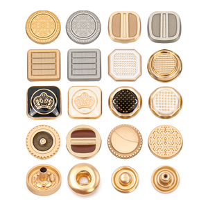 กระดุมโลหะแบบกด 4 ส่วน ดีไซน์คลาสสิคทรงกลม ผลิตจากโรงงาน รองรับโลโก้แบบกำหนดเอง ทำจากโลหะผสมสังกะสี - Product Image 5