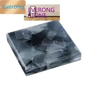 High value polished glass onyx artificial luxury onyx decorative stone