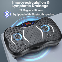 Máquina de Masaje por Vibración para Deportes en Interiores, Plataforma de Ejercicio de Material ABS para Fisicoculturismo y Adelgazamiento, Tipo Oscilación para Uso Doméstico