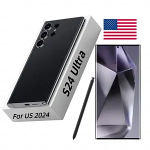 America Fast Ship Verizon Wireless Cheap S24 Ultra Unlocked Android Smart Phone Dual Sim Big Touch Screen Mobile Phones
