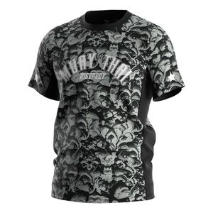 เสื้อยืดออกกำลังกายผู้ชาย ระบายอากาศได้ดี ลายซับลิเมชั่น สำหรับมวยไทย ฟิตเนส ยิม ชกมวย เสื้อบาสเก็ตบอลมวยไทย - Product Image 1