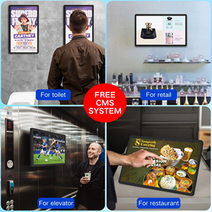 Android 14 Tablet 21.5 inci, Tablet sentuh dalam ruangan <span class=keywords><strong>LCD</strong></span> RK3568 <span class=keywords><strong>4</strong></span> + 64GB Tampilan Kios Digital opsional NFC POE untuk toko ritel - Product Image 3