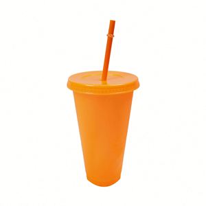 16 gobelets jetables en PP de 24 oz avec couvercle, pour jus, boissons, thé au lait à bulles personnalisé, gobelets en plastique - Product Image 4