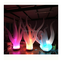 Algue led gonflable à changement de couleur, algues gonflables chinoises pour la décoration de scène