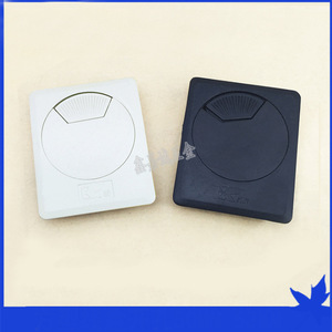 Square Plastic Cable Hole Cover 50mm Round Dustproof Plug For Office Desk <b>Computer</b> Desktop Hardware <b>Accessory</b> - Product Image 5