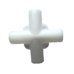 Accessoires de tente d'extérieur blancs avec auvents et pièces en plastique, produits en plastique durables pour le camping et les activités de plein air - Product Image 3