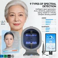 Analyseur de peau 3D AI X5 Pro, appareil de diagnostic facial, scanner facial, appareil d'analyse de la peau pour équipement de salon de beauté professionnel