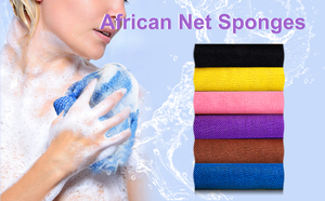 Custom Logo <b>African</b> Long Bathing <b>Net</b> <b>Sponge</b> Shower Body Scrubber Back Scrubber <b>African</b> Exfoliating <b>Sponge</b> <b>Net</b> - Product Image 5