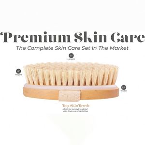 Cepillo Corporal de Madera con Cerdas Naturales al por Mayor, Cepillo de SPA Suave con Logotipo Personalizado, Cepillo de Baño Exfoliante y de Masaje - Product Image 3