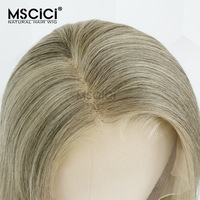 Peluca de Cabello Humano Virgen Brasileño 13x6, Ondulado, Rubio Ceniza, Sin Pegamento, 100% Cabello Humano