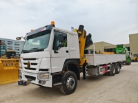 Promotion Spéciale : Camion-grue Sinotruk HOWO 6x4 371HP 15T à Bras Articulé, Rotation à 360 Degrés, pour le Transport Minier
