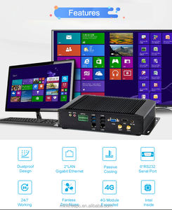 Mini PC embarqué sans ventilateur industriel <span class=keywords><strong>Intel</strong></span> <span class=keywords><strong>Core</strong></span> <span class=keywords><strong>I5</strong></span> 8250u/i3 7167U 2xLAN 6xCOM GPIO HD/VGA 3G/4G/WiFi en stock - Product Image 4
