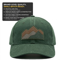 Casquettes de papa non structurées à 6 panneaux pour activités de plein air, en toile cirée et Oxford, avec patch PVC feuille, visière courbée, style vintage et sportif