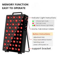 OEM/ODM Panneau thérapeutique portable de type bureau à LED à lumière rouge et infrarouge 630nm 660nm 810nm 850nm 940nm