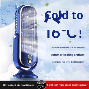 Mini ventilateur portable de bureau et de voiture, à tête oscillante, pour la maison, vente en gros transfrontalière - Product Image 3