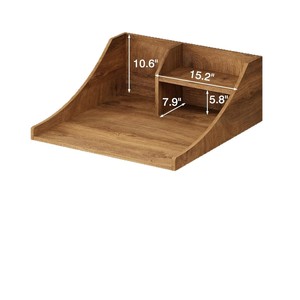 Support multi-niveaux en bois pour couvercle de machine à laver, étagère simple en bois pour serviettes, vêtements et produits de nettoyage, pour usage domestique et transfrontalier - Product Image 5