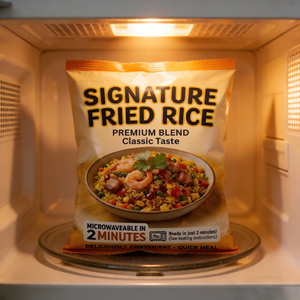 Riz Frit aux Saveurs Multiples, Riz pour Micro-ondes, Cuisson Rapide, Repas Instantané, Riz Prêt à <span class=keywords><strong>Manger</strong></span> - Product Image 4