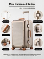 Valise de luxe grande capacité avec logo personnalisé, bagage à roulettes de haute qualité, vente en gros de Chine