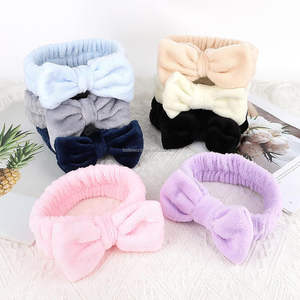 BELLEWORLD ربطة رأس بعقدة فيونكة أوروبي وأمريكياً ، ربطة شعر واسعة بحواف واسعة ، ربطة رأس ، إكسسوارات رأس عصرية من الفانيلا - Product Image 2