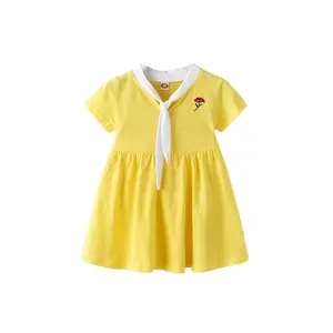 Получите бесплатные образцы Испания полуформальное детское платье для девочек с простой одеждой для оптового рынка одежды