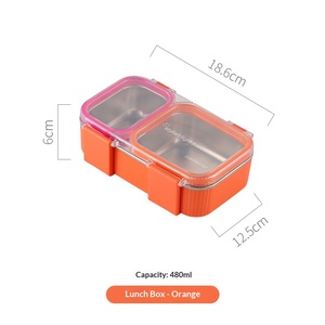Boîte à lunch mini grillagée en acier inoxydable 304 de qualité alimentaire, spécialement conçue pour les repas faibles en gras - Product Image 4