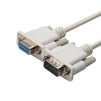 Cable de serie RS232 de 1,5 m, 3m, 5m, 10m, convertidor de PC macho a hembra, Cable adaptador de 9 pines
