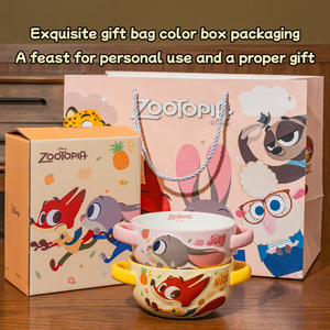 Vaisselle en céramique de dessin animé <span class=keywords><strong>Disney</strong></span>, <span class=keywords><strong>bol</strong></span> écologique, accessoires de cuisine pour la maison, les cadeaux, la rentrée scolaire et les enfants - Product Image 5