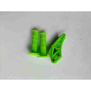 Off-Road <b>Motorcycle</b> Accessory Kit-Colorful Soft Handlebar <b>Grips</b> and Chain Protectors/Drags Parts for Modification - Product Image 3
