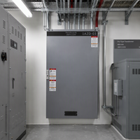 Armoire de distribution électrique industrielle LV 220V triphasée 4 fils en Y, IP30, anti-effraction, pour appareillage de commutation