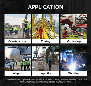 Tùy chỉnh nhanh chóng khô khả năng hiển thị cao Coverall Hi VIS công nhân quần áo phản quang an toàn bảo hộ lao động điện khai thác mỏ làm việc đồng phục - Product Image 4