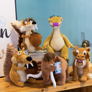 Prehistoric Style Plush Animal Figures with Long Fur and PP Cotton Filling for Nursery Decor Gift Displays - Product Image 6