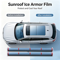 Film de protection pour toit ouvrant TPH Ice Roof Skylight Armor, isolation thermique, protection contre les UV, film de protection pour peinture de toit ouvrant de voiture