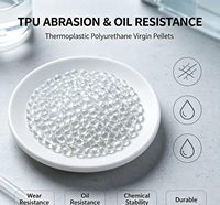 Granulés plastiques E1185A10HFFR000, matière première TPU ignifuge à faible émission de fumée, excellente résistance à l'abrasion et aux micro-organismes