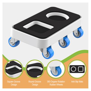 ชุดเครื่องมือเคลื่อนย้ายเฟอร์นิเจอร์แบบหกล้อ พร้อมแท่น ABS ปิดมิดชิด ใช้งานง่าย ช่วยให้การช็อปปิ้งสะดวก ปรับแต่งได้ รองรับ OEM - Product Image 5