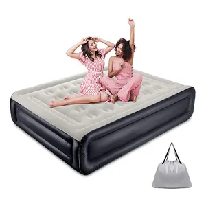 Camping Air Mattress With Built-In Pump Air Pressure Electric Massage Bed Mattress Air Mattress