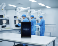 Layar Sentuh Kapasitif 10 Titik IPS 10.1 inci Resolusi 800x1280 Sistem Operasi Android/Linux Dudukan Meja Retail CMS Berbasis Cloud