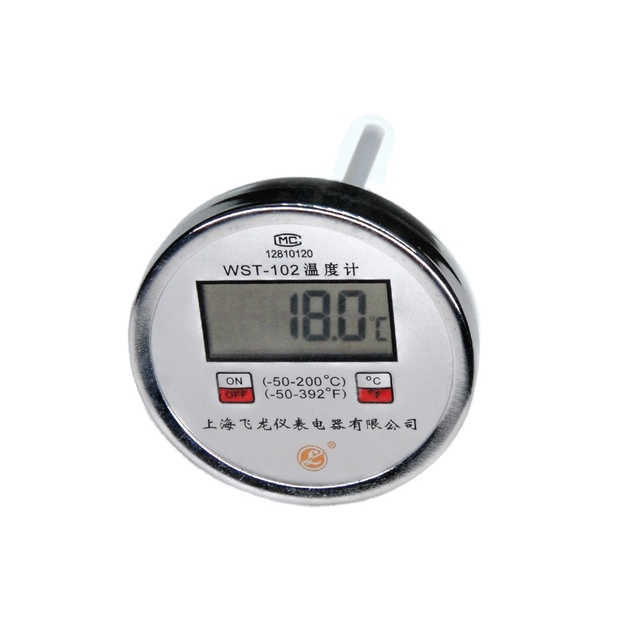 Industrial Use Temperature Gauge Waterproof Anti-corrosion Digital Display Bimetallic Thermometer