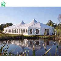 Tentes de luxe de grande taille pour l'extérieur, de bonne qualité, 15x40m, pour mariages, pouvant accueillir 300 personnes