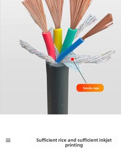 Yc国家标准<span class=keywords><strong>2</strong></span>/<span class=keywords><strong>3</strong></span>/4/5芯绞合铜线Yz橡胶软电缆<span class=keywords><strong>2</strong></span>.5/4/6/10/16方形电力电缆 - Product Image 2