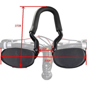 Manillar de Bicicleta de Carretera de Aleación de Aluminio, Barra Aerodinámica para Relajación en Triatlón - Product Image 4