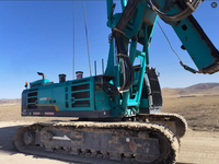 Nouvelle plateforme de forage rotative Diesel SWDM200H avec boîte de vitesses et pompe, profondeur maximale de 64 m pour les projets de construction