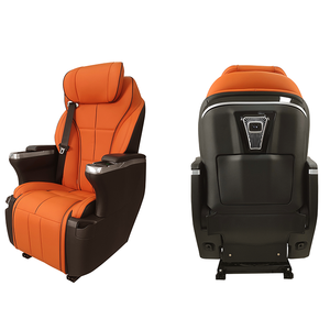 Sedile VIP FullMoon di Lusso Personalizzato in Pelle Sintetica con Ventilazione Elettrica Regolabile per Camper, SUV, Limousine e Furgoni - Product Image 4