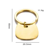 Edelstahl Haustier-Anhänger Schlüsselanhänger Katzen-Charm Anhänger für DIY Schmuckherstellung Schlüsselring