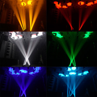 Spot à tête mobile 60W avec 7 GOBO 7 Pattern DMX Control Rotation LED Stage Pattern Lighting pour les performances à petite échelle
